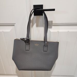 Kate Spade New York Gray Cameron Street Lucie Leather Tote